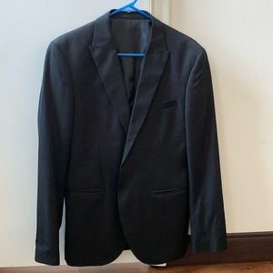 H&M slim fit black suit jacket blazer 38R